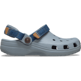 Crocs|Kids' Classic Denim Adjustable Backstrap Clog