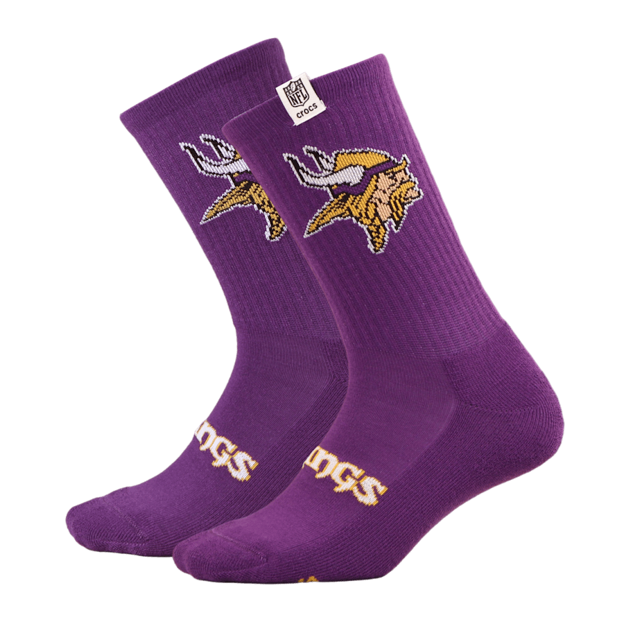 Crocs|NFL Minnesota Vikings Crocs Socks