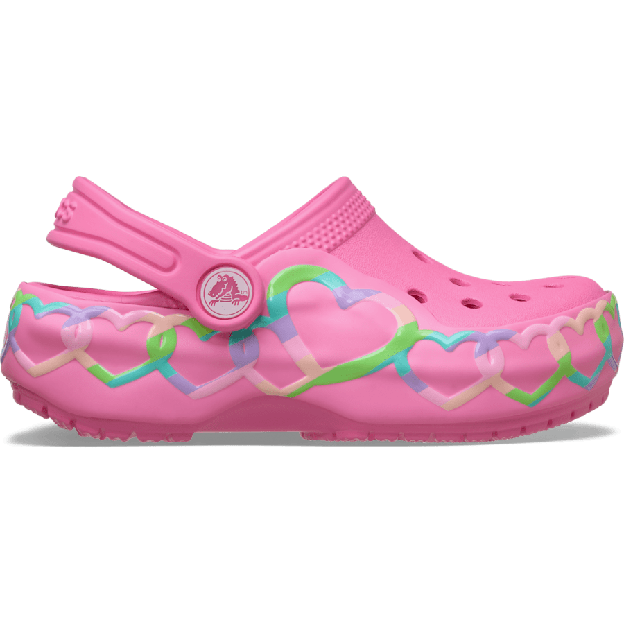 Crocs|Toddler Classic Heart Lights Clog