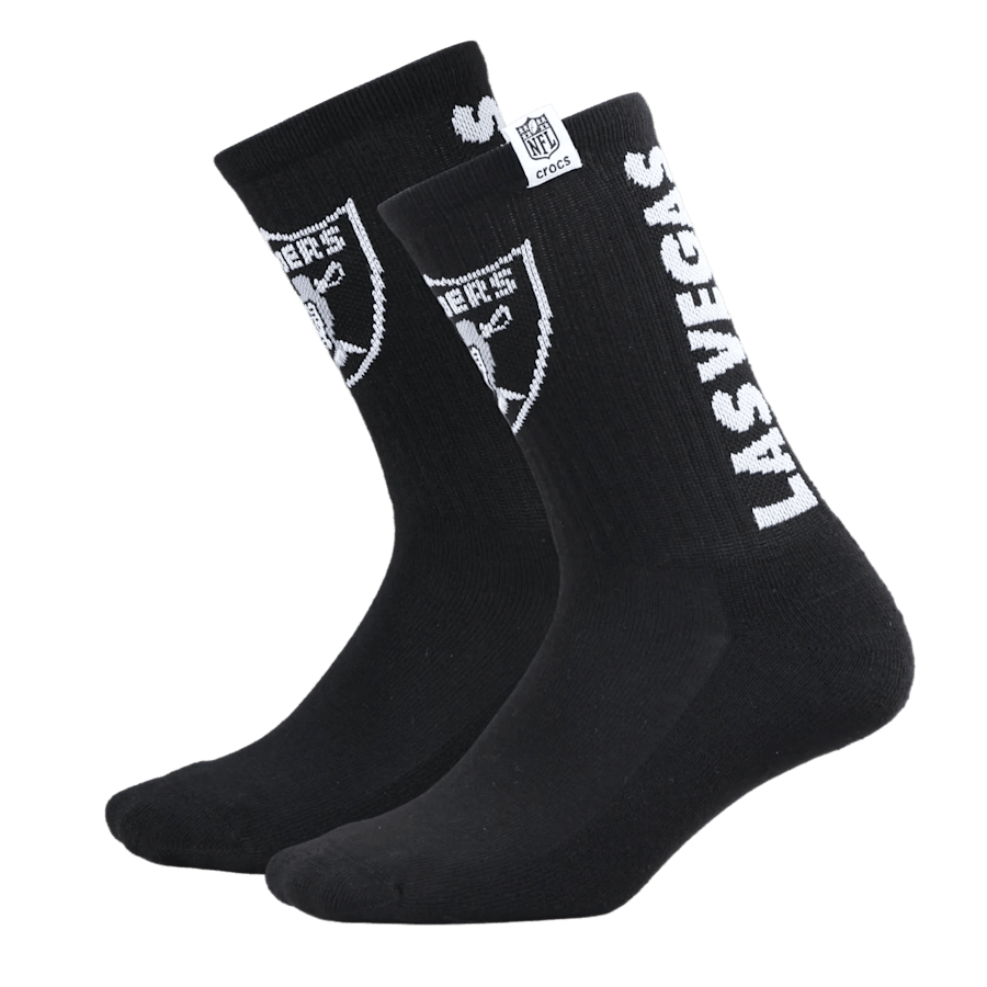 Crocs|NFL Las Vegas Raiders Crocs Socks