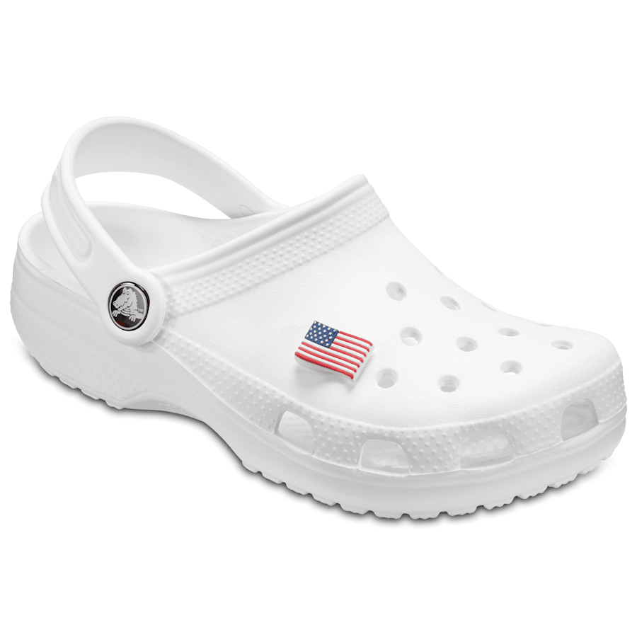Crocs|American Flag Jibbitz Shoe Charm