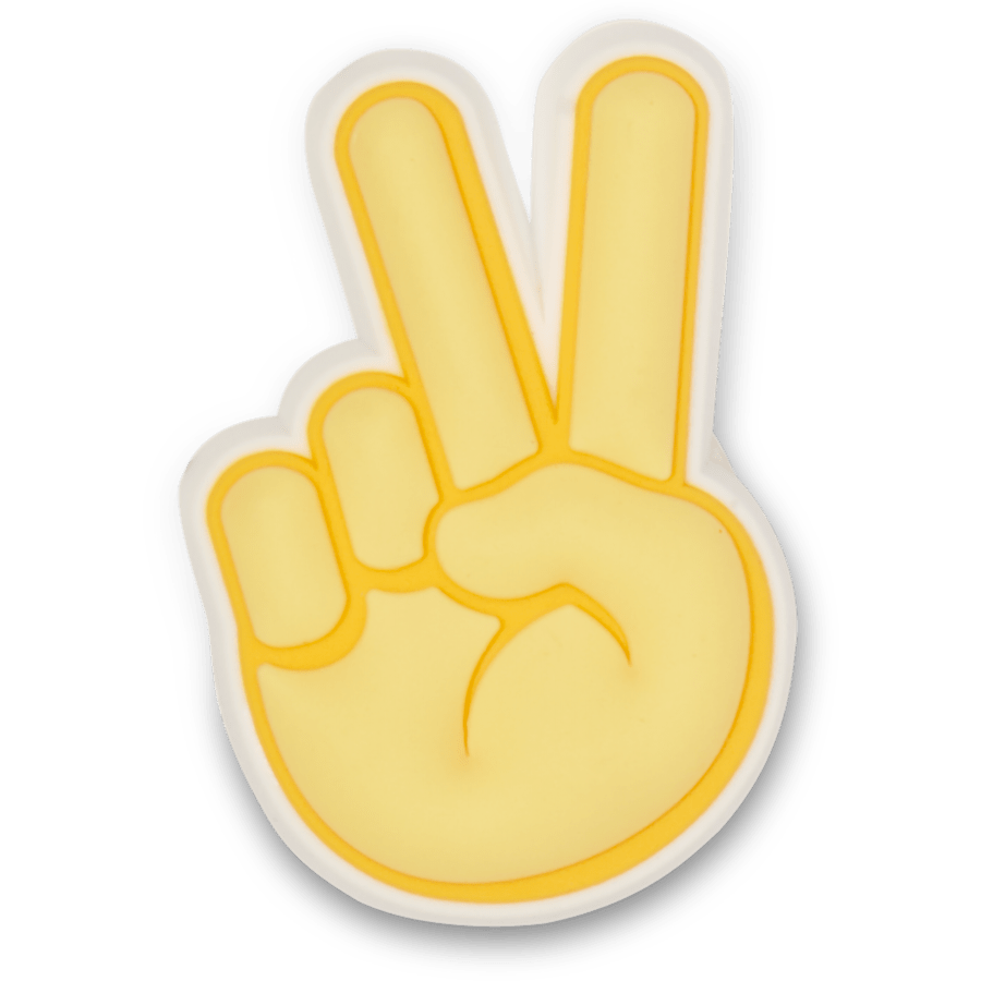Crocs|Peace Hand Sign Jibbitz Shoe Charm