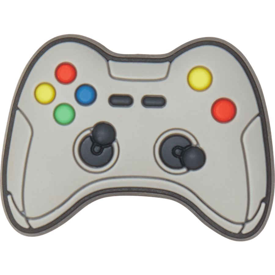 Crocs|Grey Game Controller Jibbitz Shoe Charm