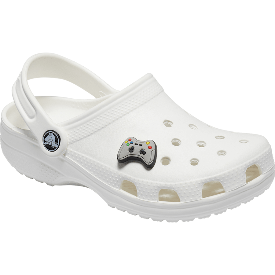 Crocs|Grey Game Controller Jibbitz Shoe Charm