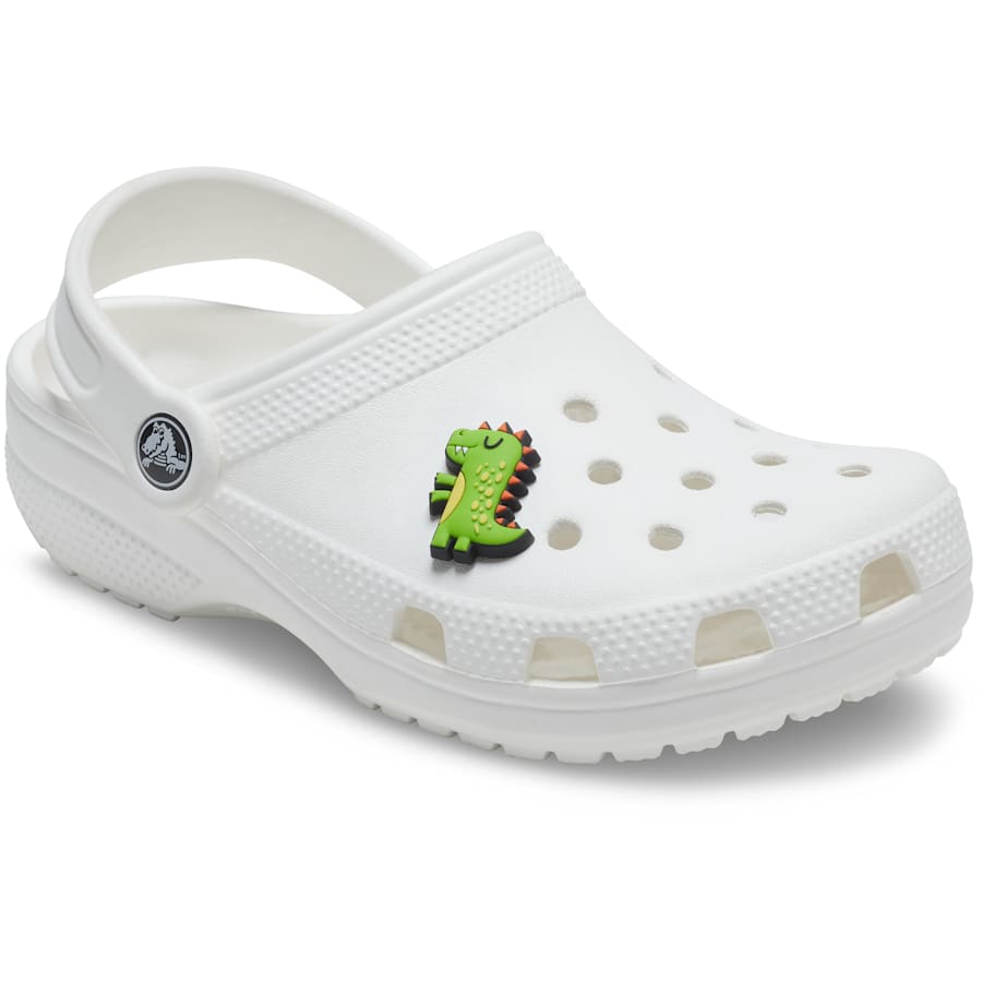 Crocs|Green Dino Jibbitz Shoe Charm