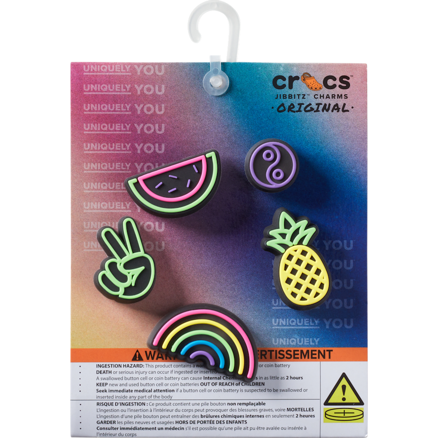 Crocs|Lights Up Fun 5 Pack Jibbitz Shoe Charm