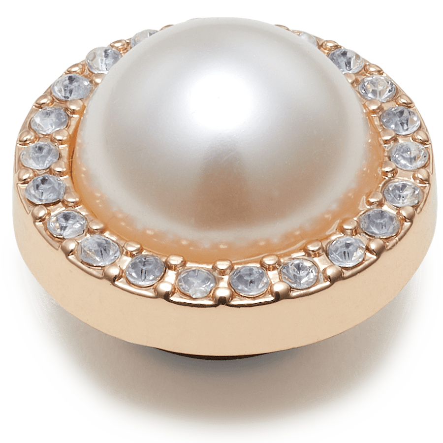 Crocs|Pearl with Diamonds Jibbitz™ charms