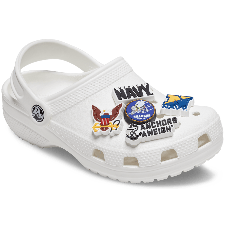 Crocs|Armed Forces US Navy 5Pck Jibbitz Shoe Charm