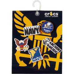 Crocs|Armed Forces US Navy 5Pck Jibbitz Shoe Charm