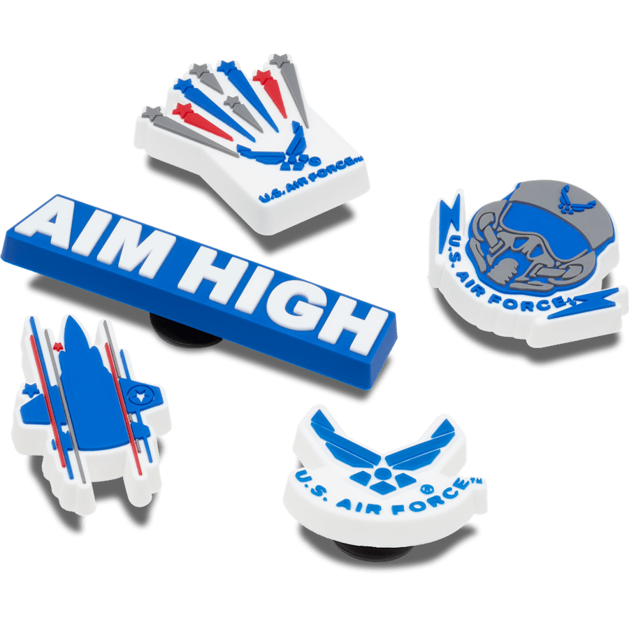 Crocs|Armed Forces US Air Force 5Pck Jibbitz Shoe Charm