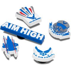 Crocs|Armed Forces US Air Force 5Pck Jibbitz Shoe Charm