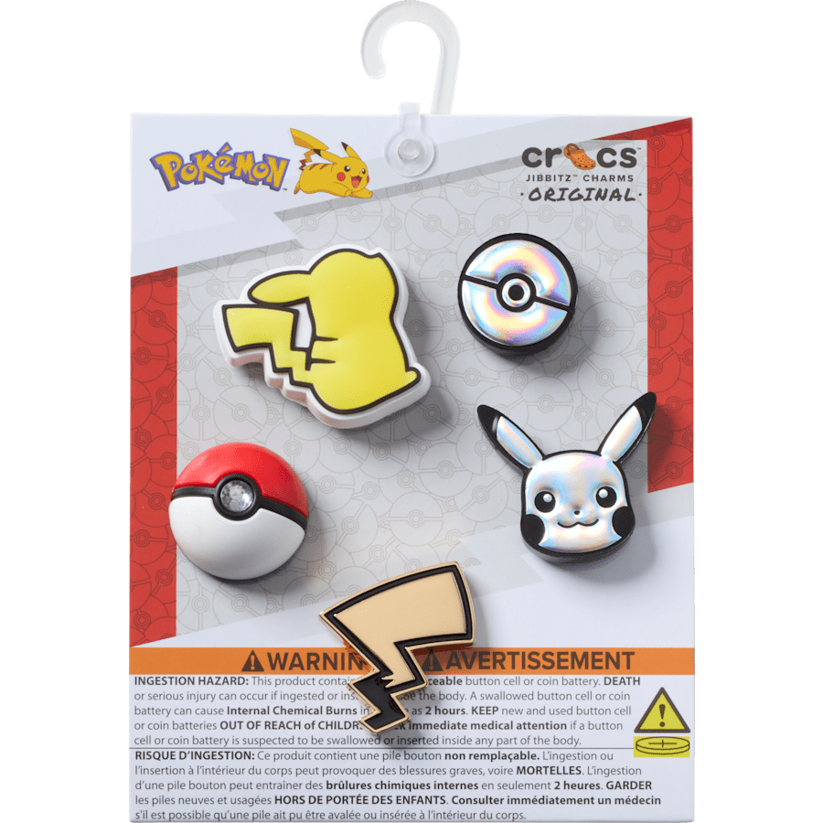 Crocs|Elevated Pokemon 5 Pack Jibbitz Shoe Charm