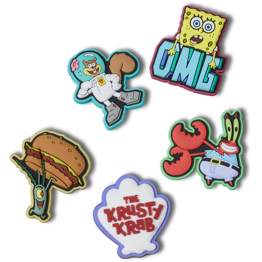 Crocs|SpongeBob 5 Pack Jibbitz™ charms