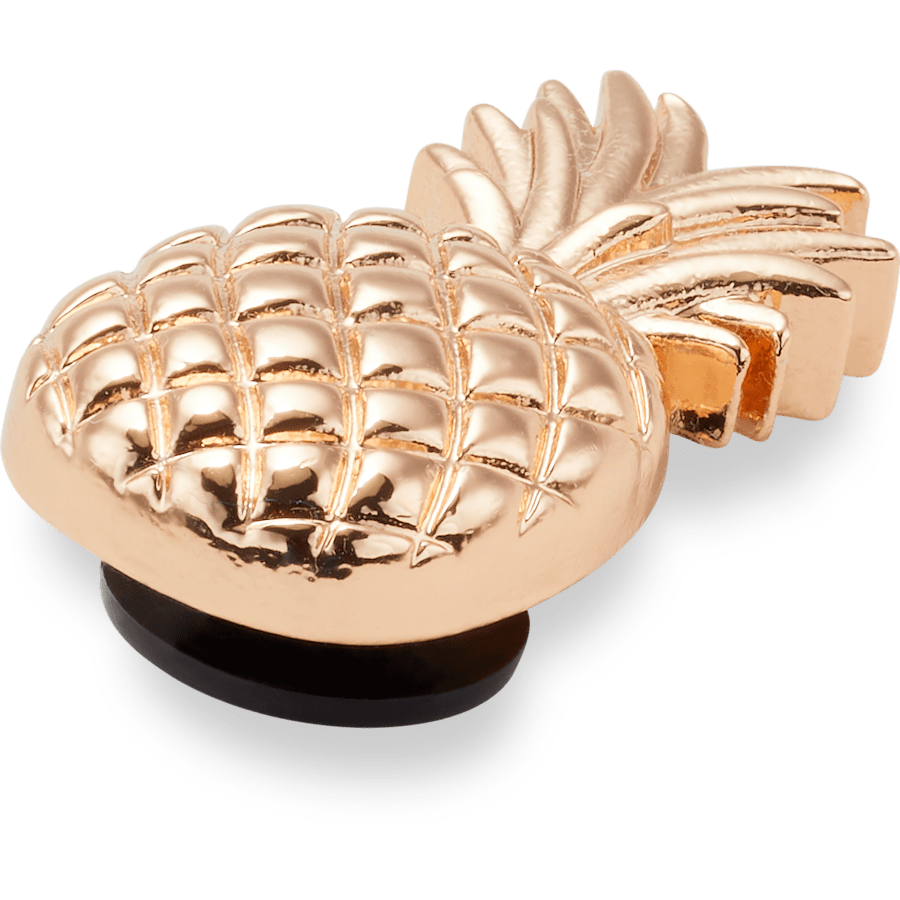 Crocs|Gold Pineapple Jibbitz Shoe Charm