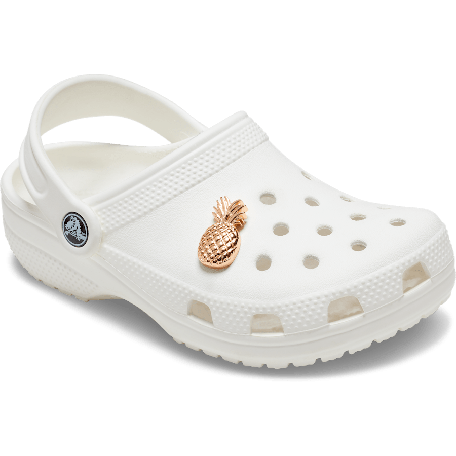 Crocs|Gold Pineapple Jibbitz Shoe Charm