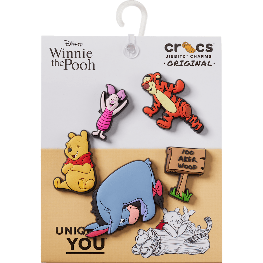 Crocs|Winnie The Pooh 5 Pack Jibbitz™ charms