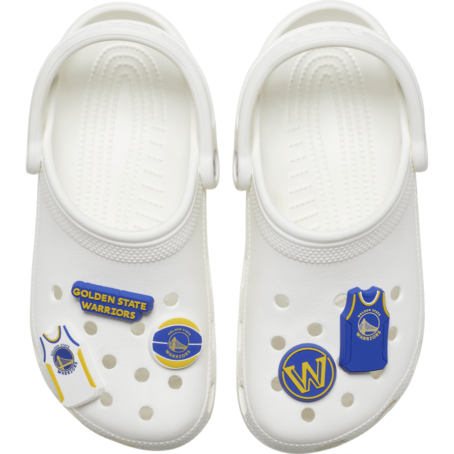 Crocs|NBA Golden State Warriors 5 Pack Jibbitz™ charms