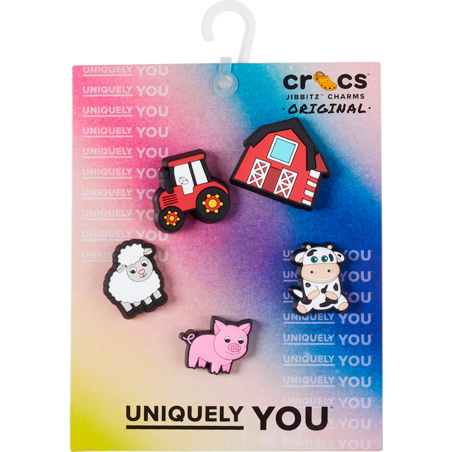Crocs|Cutesey Farm Animal 5 Pack Jibbitz Shoe Charm