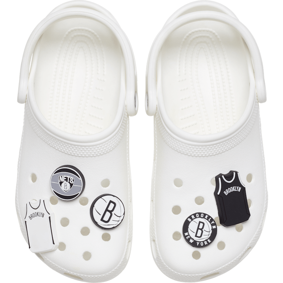 Crocs|NBA Brooklyn Nets 5 Pack Jibbitz™ charms
