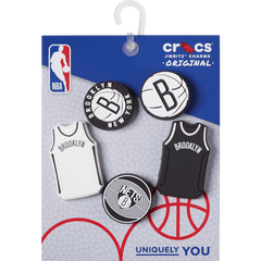 Crocs|NBA Brooklyn Nets 5 Pack Jibbitz™ charms