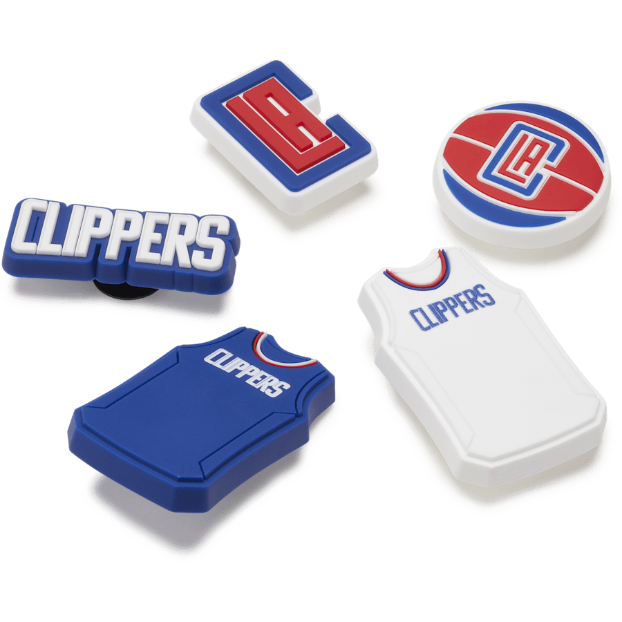 Crocs|NBA Los Angeles Clippers 5 Pack Jibbitz™ charms