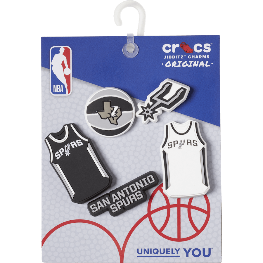 Crocs|NBA San Antonio Spurs 5 Pack Jibbitz™ charms