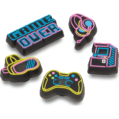 Crocs|Lights Up Neon Gamer 5 Pack Jibbitz™ charms