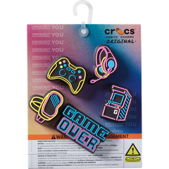 Crocs|Lights Up Neon Gamer 5 Pack Jibbitz™ charms