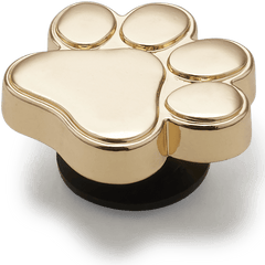 Crocs|Gold Dog Paw Jibbitz™ charms
