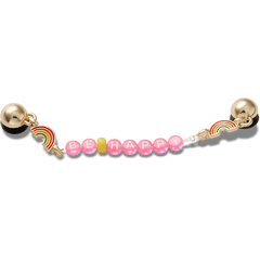 Crocs|Be Happy Chain Jibbitz™ charms