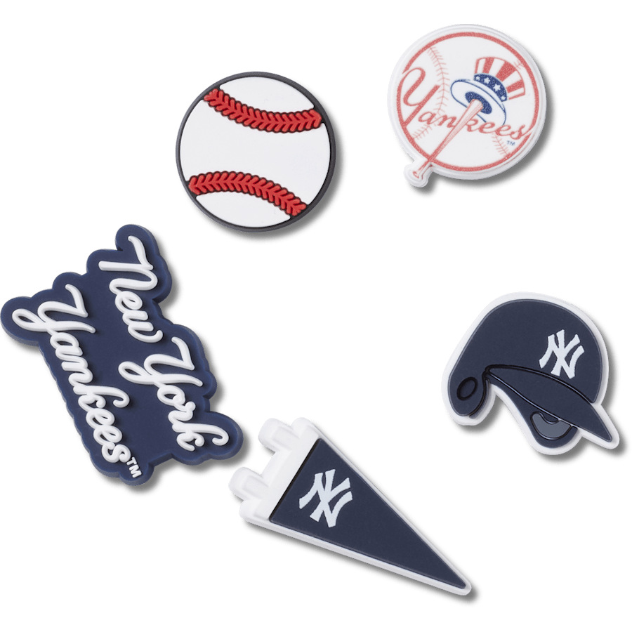Crocs|MLB New York Yankees 5 Pack Jibbitz™ charms