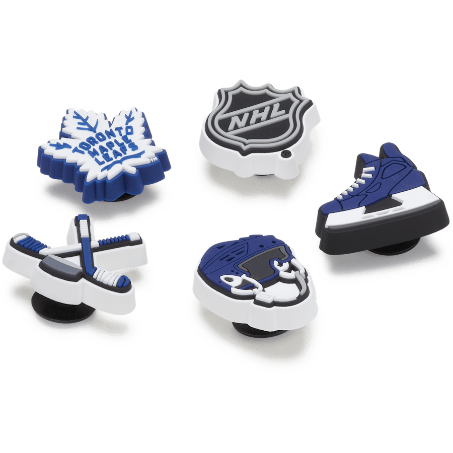 Crocs|NHL® Toronto Maple Leafs® 5 Pack Jibbitz™ charms