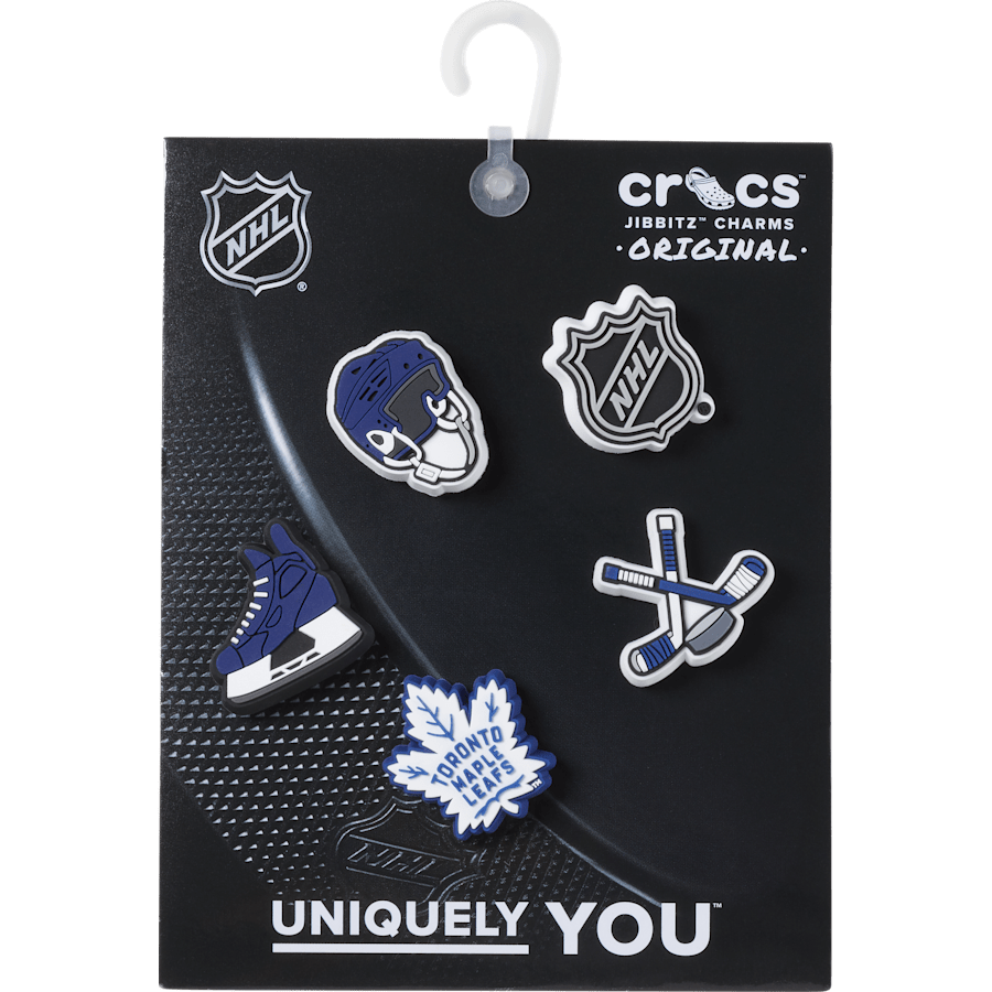 Crocs|NHL® Toronto Maple Leafs® 5 Pack Jibbitz™ charms