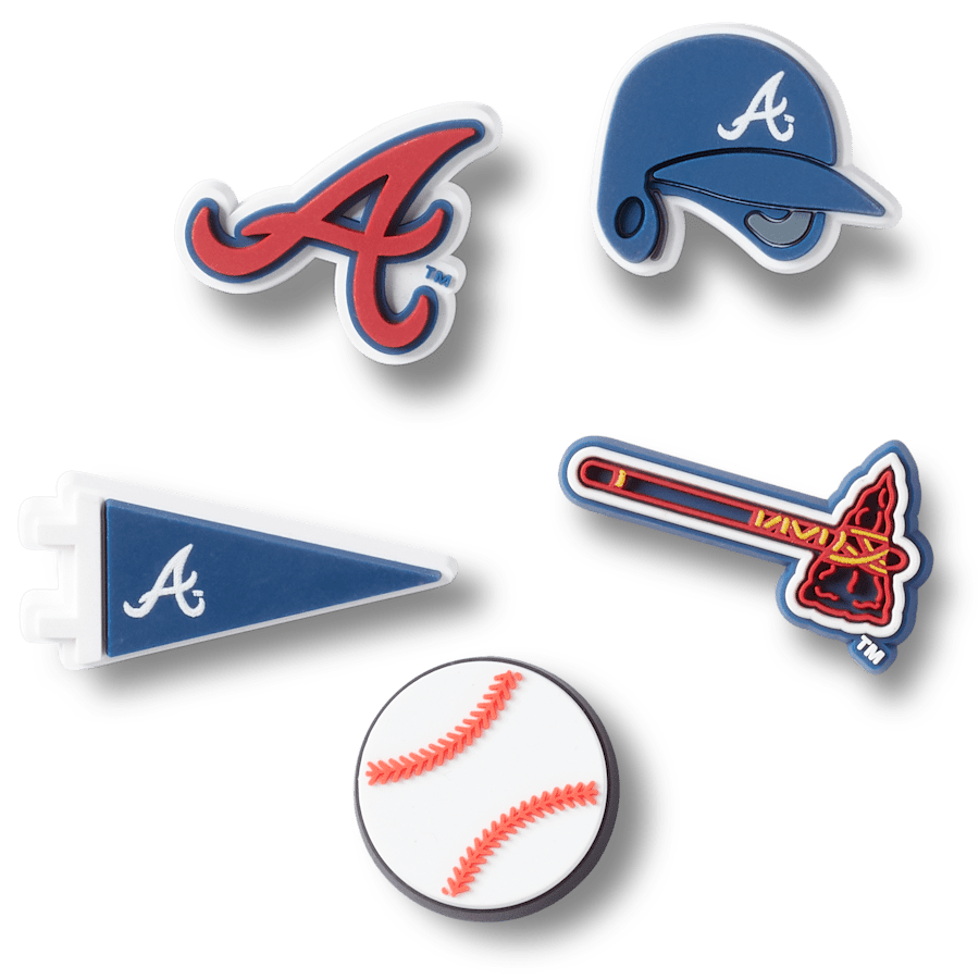 Crocs|MLB Atlanta Braves 5 Pack Jibbitz™ charms