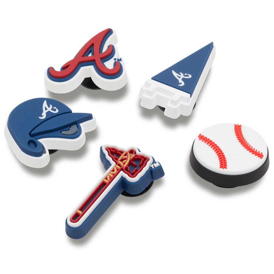 Crocs|MLB Atlanta Braves 5 Pack Jibbitz™ charms