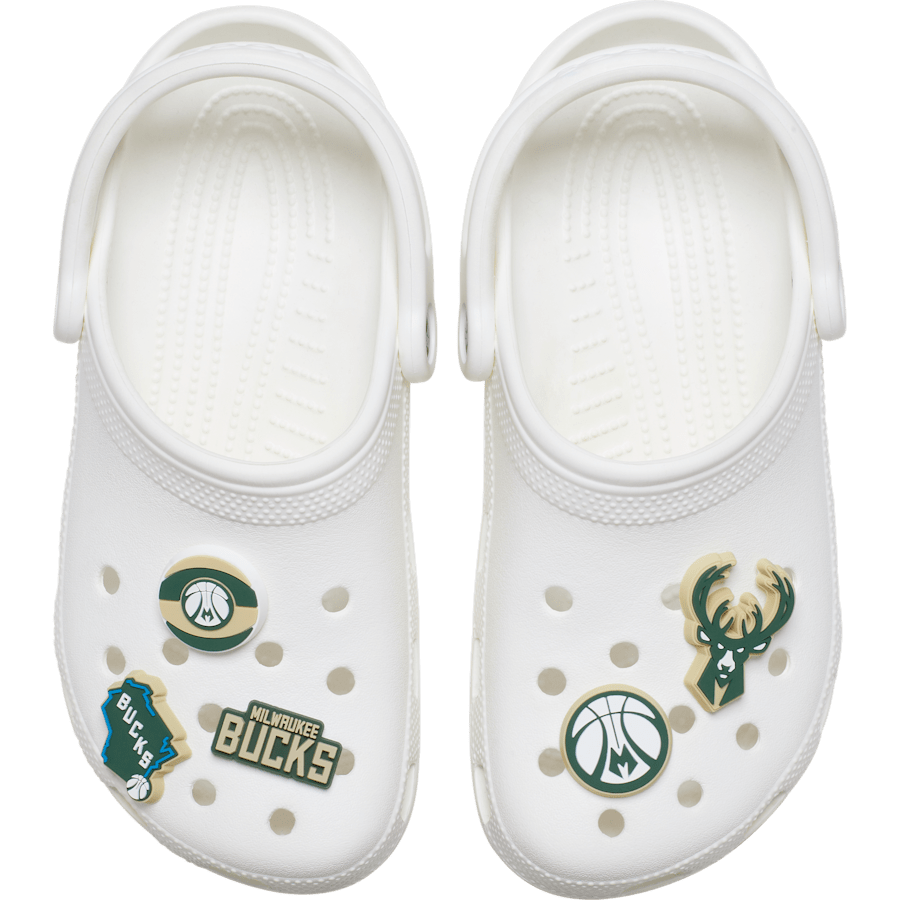 Crocs|NBA Milwaukee Bucks 5 Pack Jibbitz™ charms