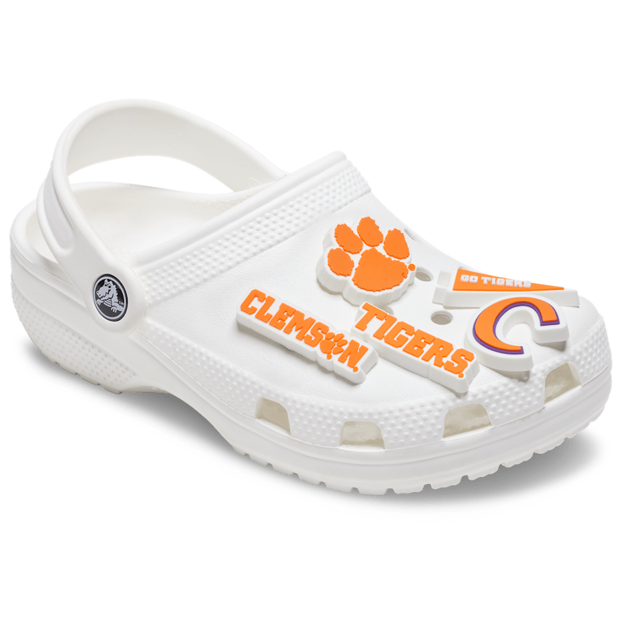 Crocs|Clemson Univ 5 Pack Jibbitz™ charms