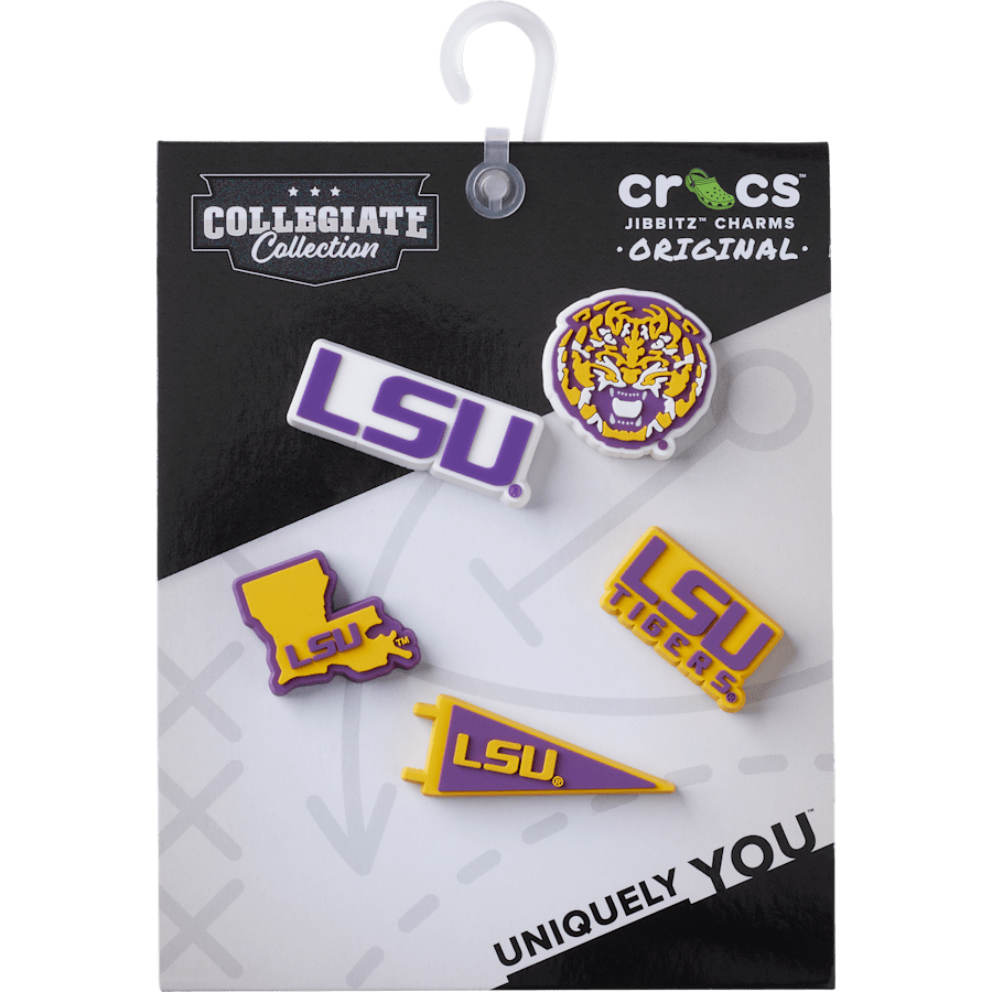 Crocs|LSU 5 Pack Jibbitz™ charms