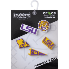 Crocs|LSU 5 Pack Jibbitz™ charms
