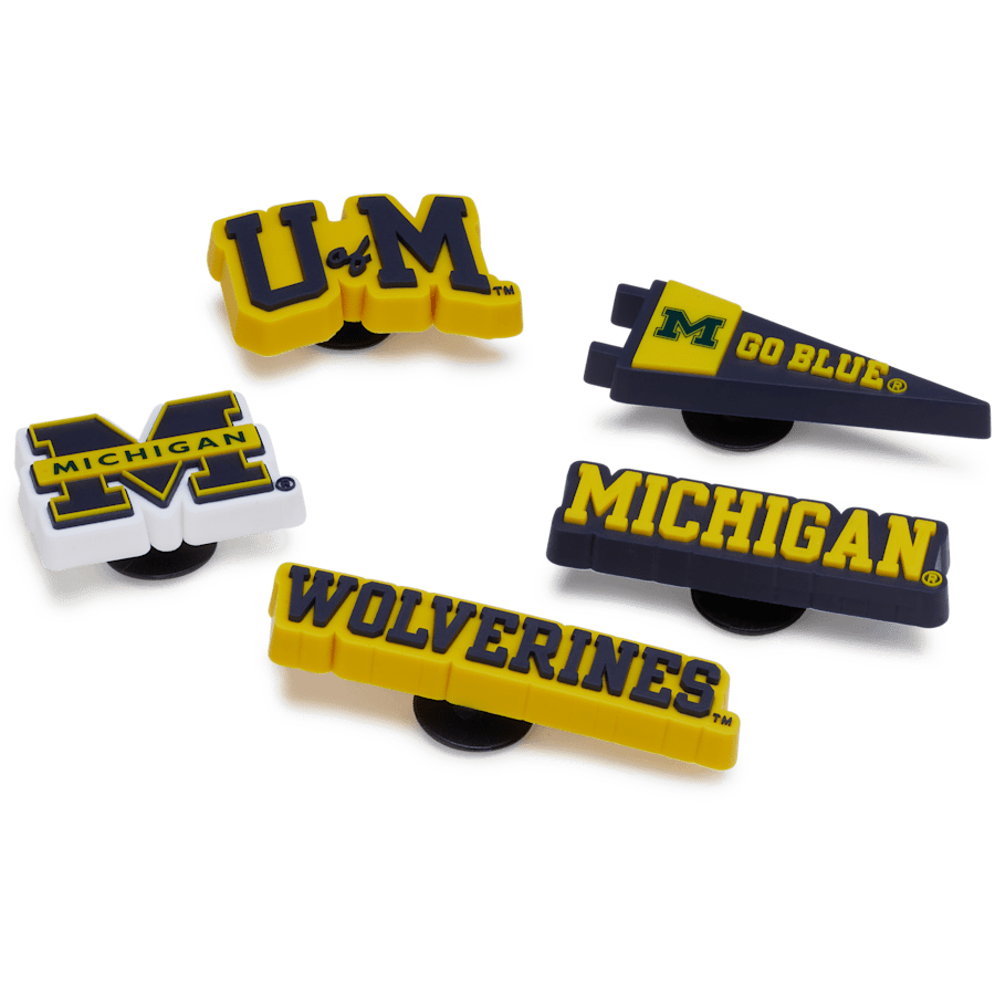 Crocs|University of Michigan 5 Pack Jibbitz™ charms