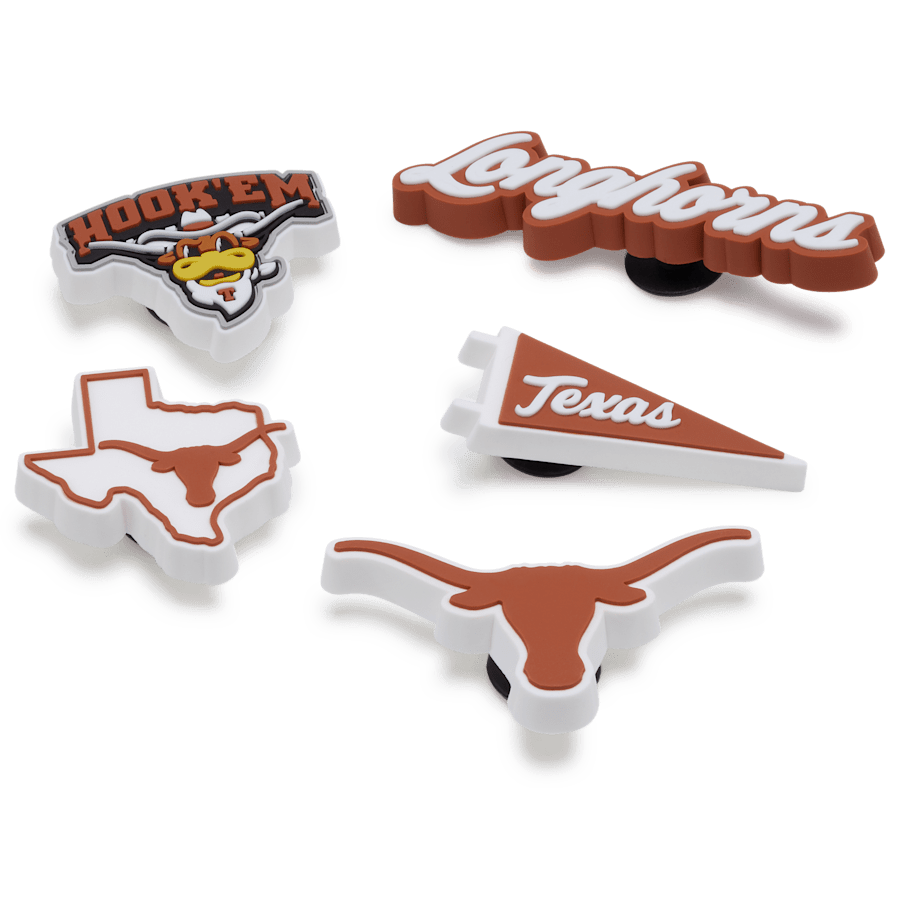 Crocs|University of Texas 5 Pack Jibbitz™ charms