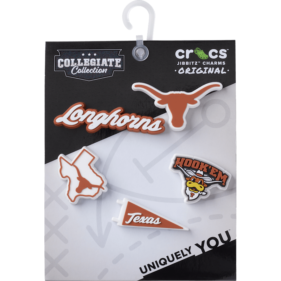 Crocs|University of Texas 5 Pack Jibbitz™ charms