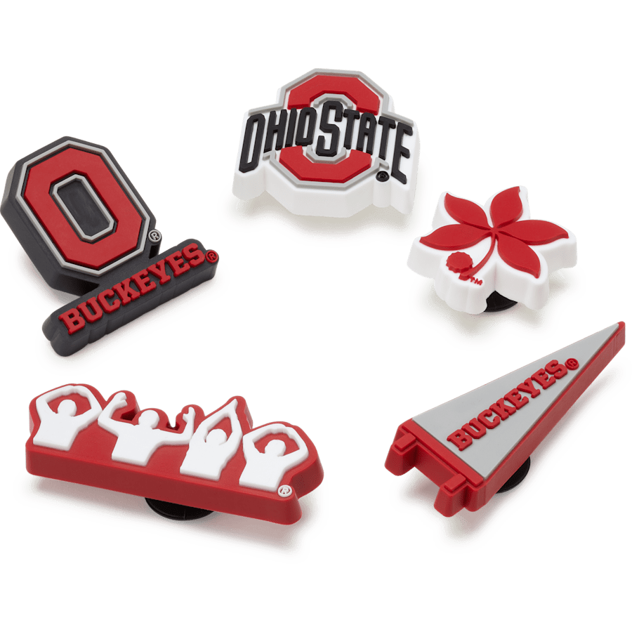 Crocs|Ohio State University 5 Pack Jibbitz™ charms