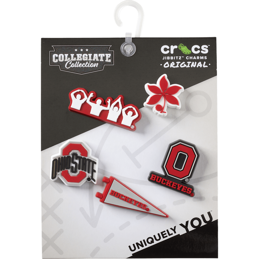 Crocs|Ohio State University 5 Pack Jibbitz™ charms