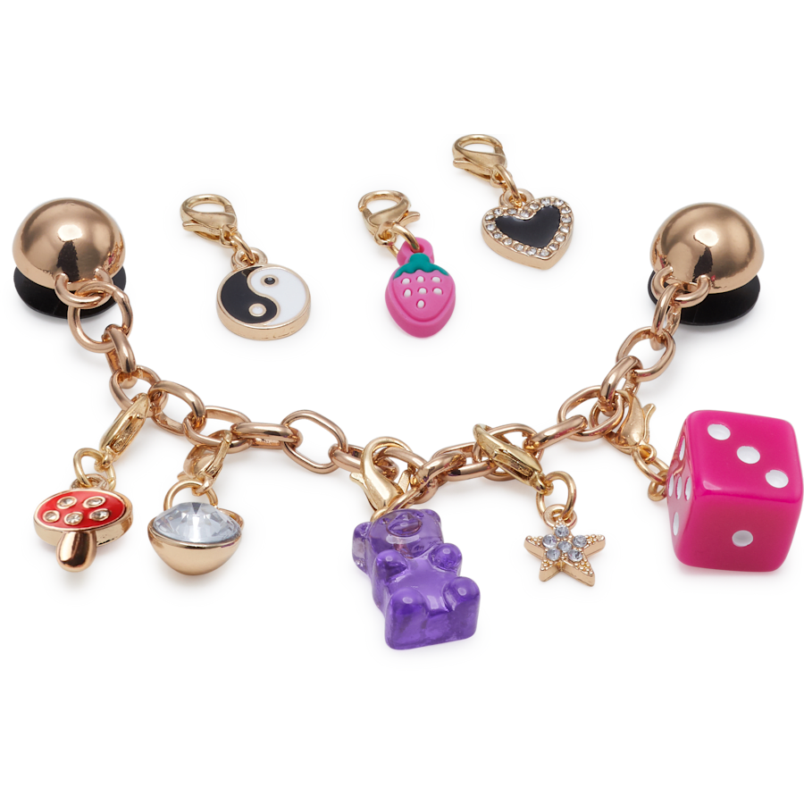 Crocs|Custom Charm Chain 5 Pack Jibbitz™ charms