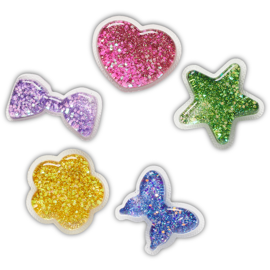 Crocs|UV Changing Squish 5 Pack Jibbitz™ charms