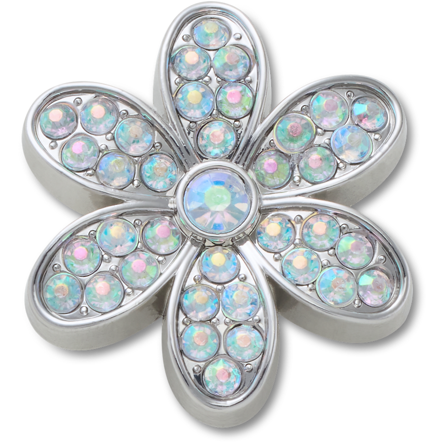 Crocs|Silver Mnchrm Daisy 1 Jibbitz™ charms