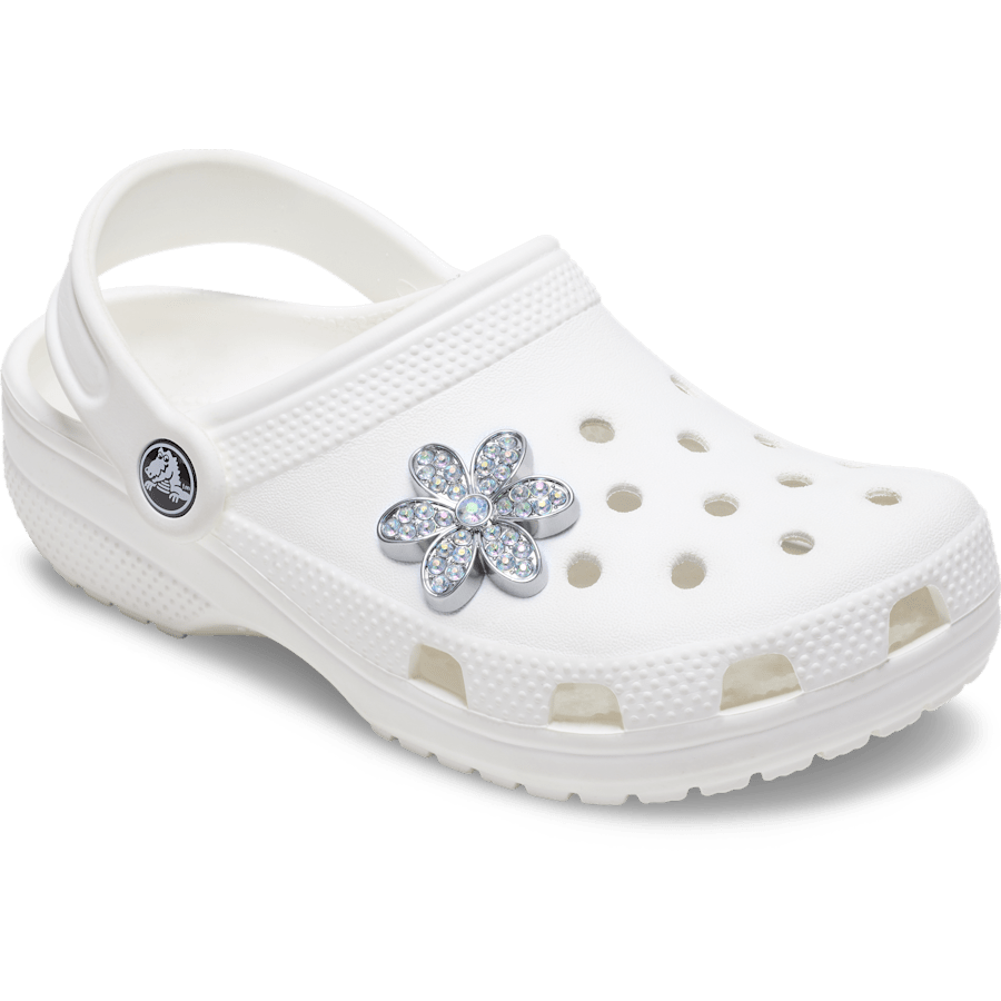Crocs|Silver Mnchrm Daisy 1 Jibbitz™ charms
