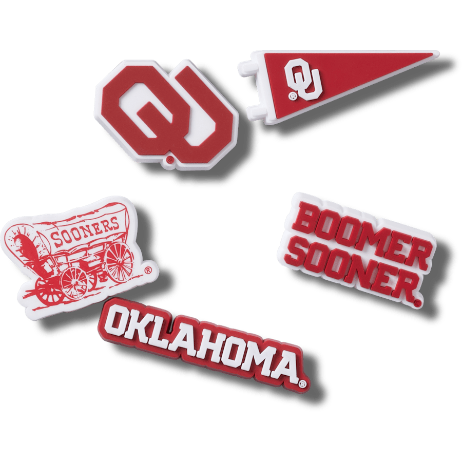 Crocs|Univ of Oklahoma 5 Pack Jibbitz™ charms