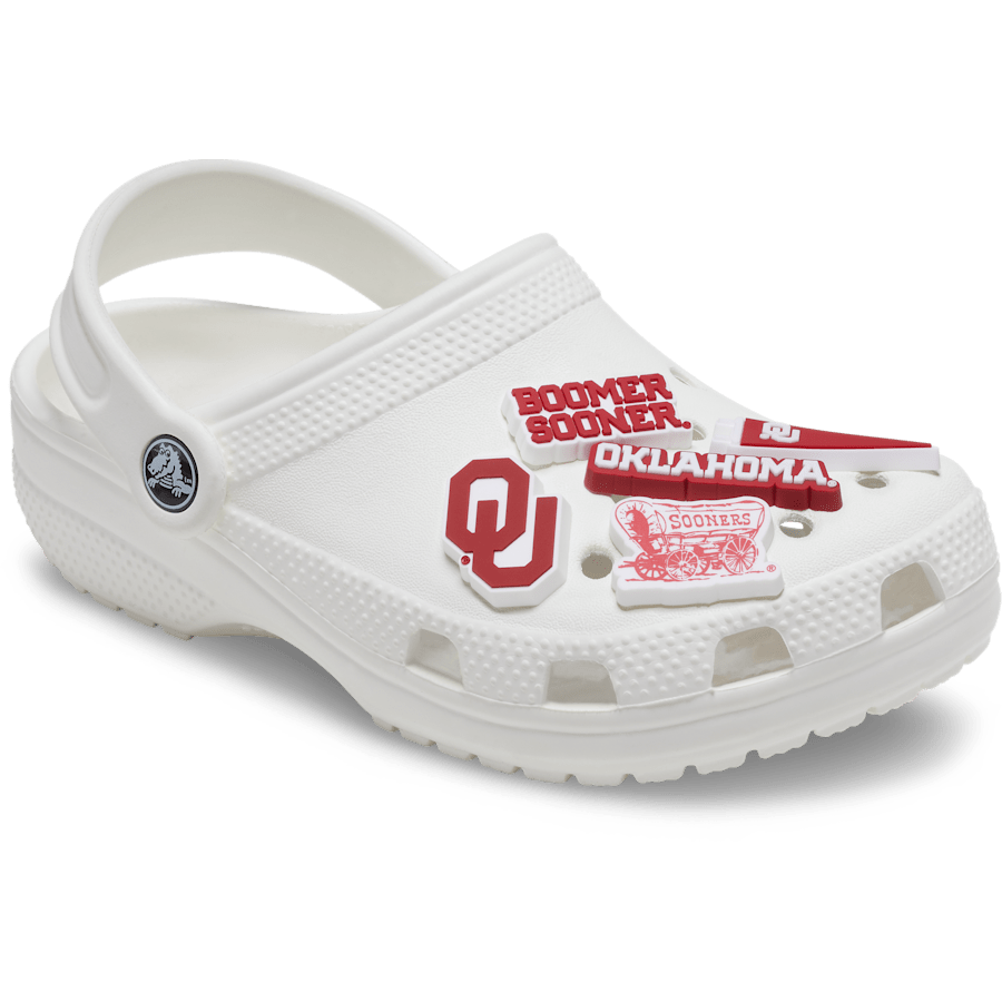 Crocs|Univ of Oklahoma 5 Pack Jibbitz™ charms